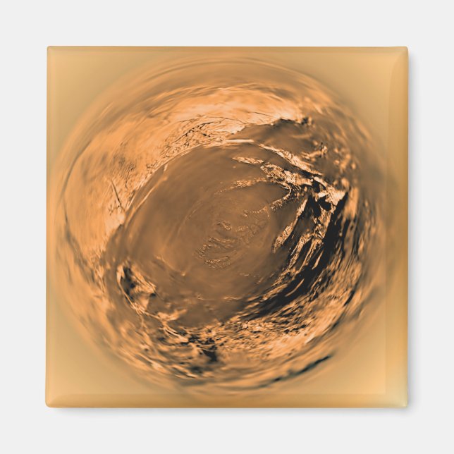 Blicke auf Titans Oberfläche Magnet (Vorne)