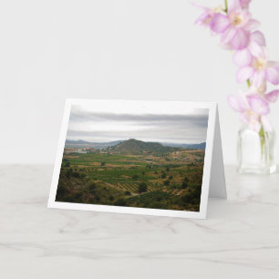 Blicke aus Lliria, Valencia, Spanien Karte