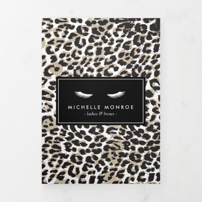 Blicke mit Leopard Print Price List Broschüre (Cover)