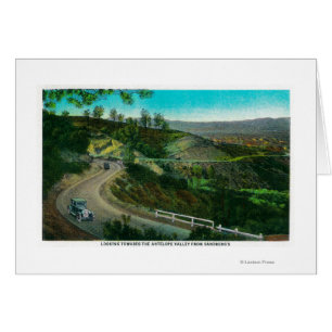 Blicken in Richtung des Antilopen-Tales von