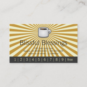 Blickfang mit Logo Drink Punch Card Treuekarte