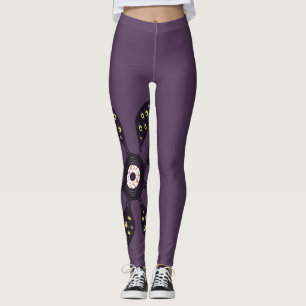 Blicks-Monster-gruselige sonderbare gotische Kunst Leggings