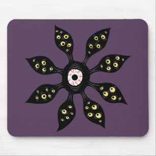 Blicks-Monster-gruselige sonderbare gotische Kunst Mousepad
