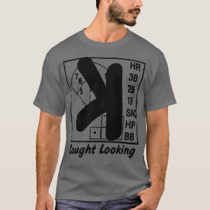 Blickt Baseball rückwärts K lustiges Baseball T-Shirt