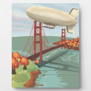 Blimp Airship Fotoplatte