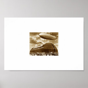 Blimp Hanger Akron Ohio Poster