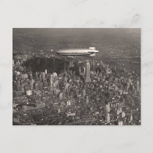 Blimp Over New York Postcard - 1746493.jpg Postkarte (Vorderseite)