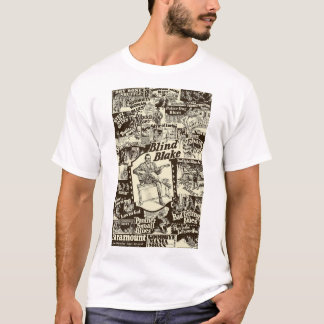 Blind Blake auf Paramount Records Collage T-Shirt