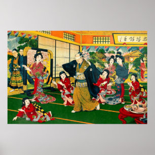 Blind-Man-Spiel 47 Ronin Künstler Unbekannt 1925 Poster