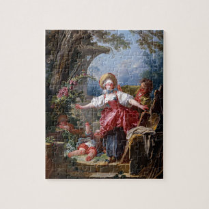 Blind-Mans Bluff von Jean-Honore Fragonard Puzzle