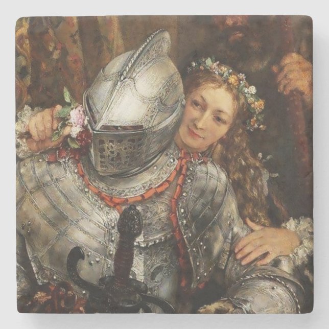 Blind Mans Buff von Adolph Menzel Steinuntersetzer (Vorderseite)