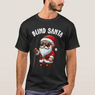 Blind Mice Parody Blind Weihnachtsmann Weihnachts- T-Shirt