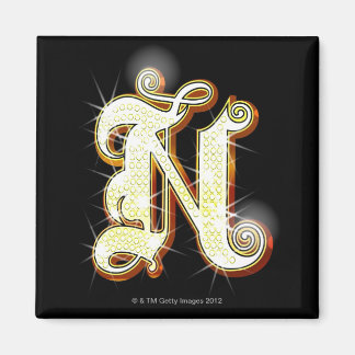 Blindalphabet N Magnet