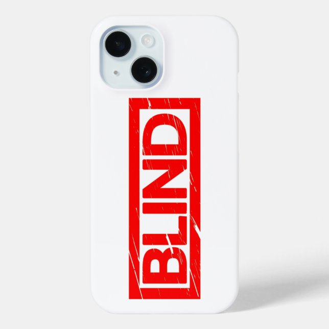 Blinde Briefmarke Case-Mate iPhone Hülle (Rückseite)
