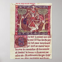 Blinde Göttin mit König Arthur
