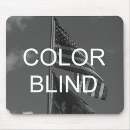 Blinde Graustufen-Flags Mousepad
