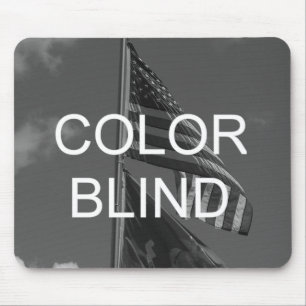 Blinde Graustufen-Flags Mousepad