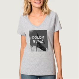 Blinde Graustufen-Flags T-Shirt