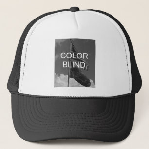 Blinde Graustufen-Flags Truckerkappe