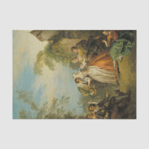 Blinde Kuh von Jean-Baptiste Pater Seidenpapier