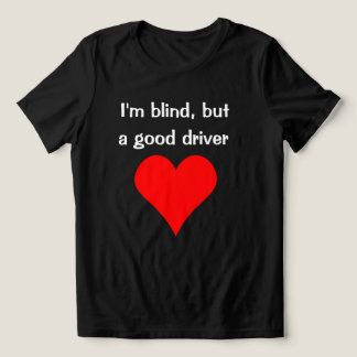 Blinde Mädchen können alles tun, was Behinderung S Tri-Blend Shirt