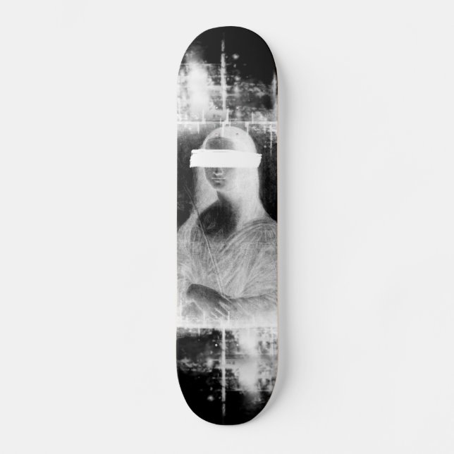 Blinde Mona Lisa Skateboard (Vorderseite)