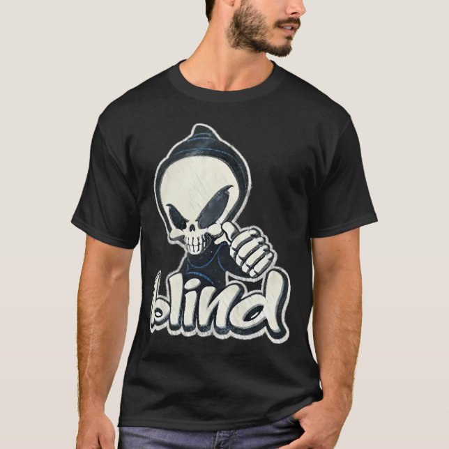 Blinde Skateboards Skeletthaken Ups Skate Hookups T-Shirt (Vorderseite)