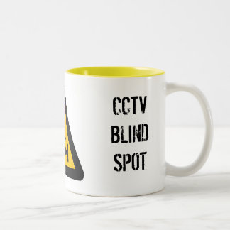 Blinde Stellen-Tasse CCTV Zweifarbige Tasse