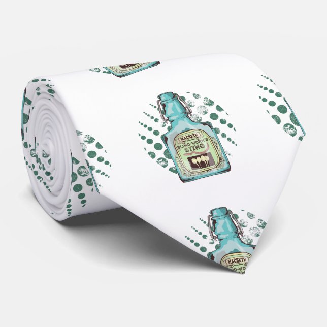 Blinde Würmer mit Shakespeare Macbeth Krawatte (Gerollt)