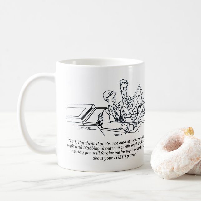 Blindende Tasse (Mit Donut)
