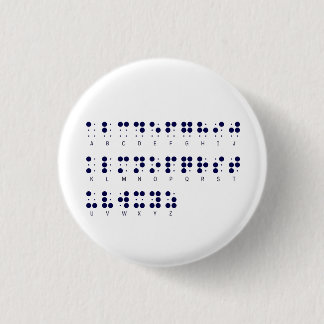 Blindenschrift-Knopf Button