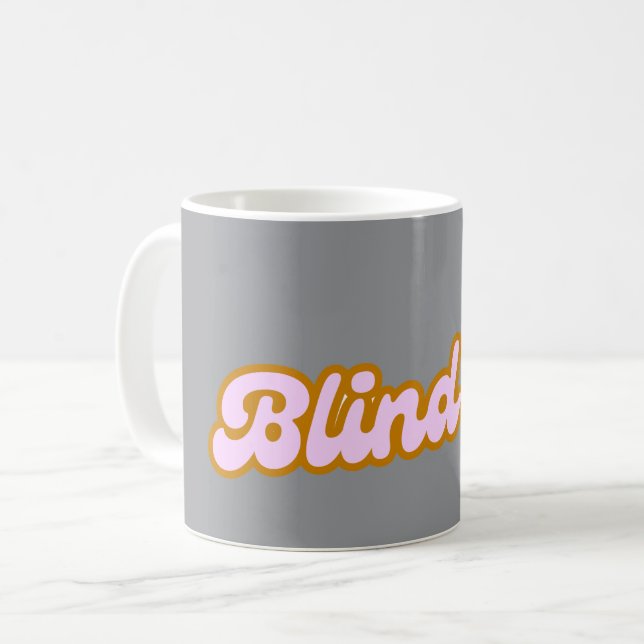 blindes Augensymbol Kaffeetasse (Vorderseite Links)