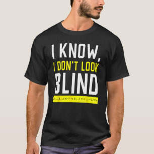 Blindes Bewusstsein in Braille Sehbehinderte T-Shirt