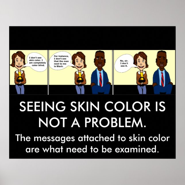 Blindes Plakat in voller Farbe (Vorne)