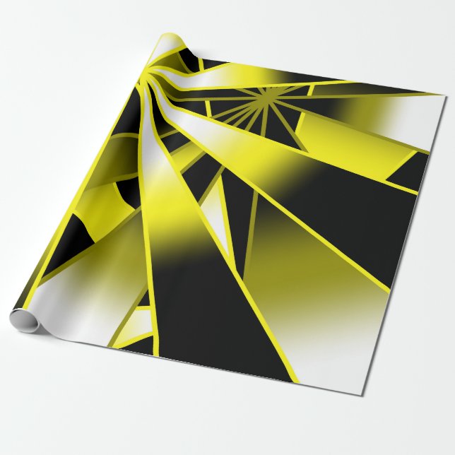 Blindfarbenfüllung Zeichnend Perspektive Geschenkpapier (Ungerollt)