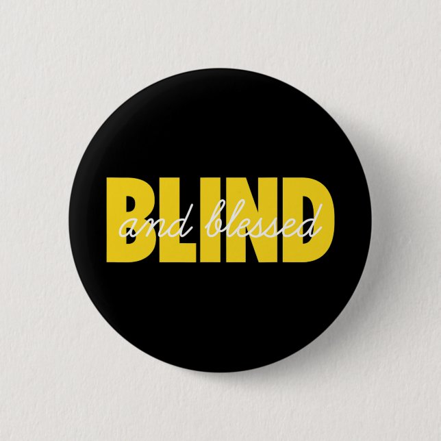 Blindheit für Blinde Menschen Blinde Person Braill Button (Vorderseite)