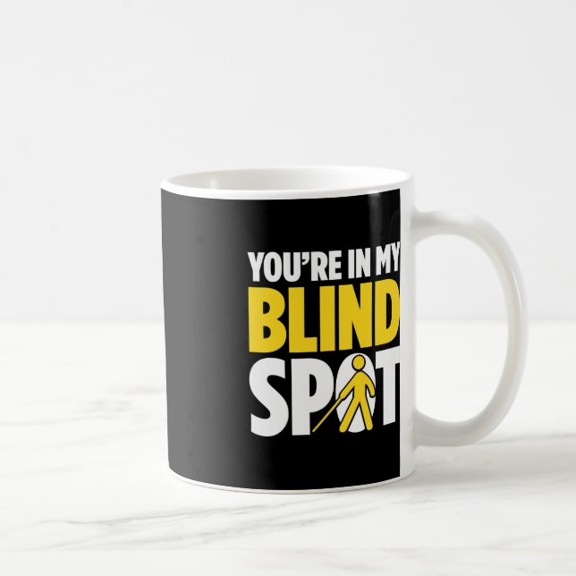 Blindheit für Blinde Menschen Blinde Person Braill Kaffeetasse (Rechts)