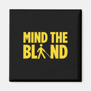 Blindheit für Blinde Menschen Blinde Person Braill Magnet