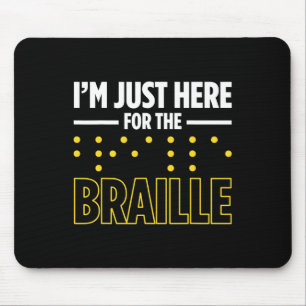 Blindheit für Blinde Menschen Blinde Person Braill Mousepad