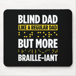 Blindheit für Blinde Menschen Blinde Person Braill Mousepad