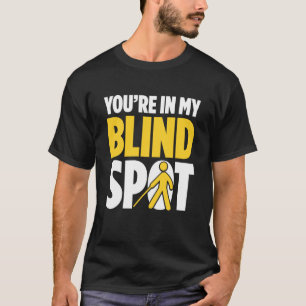 Blindheit für Blinde Menschen Blinde Person Braill T-Shirt