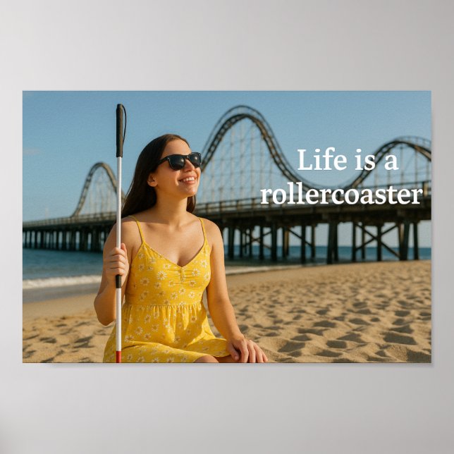 Blindheitsbewusstsein Sommerposter Das Leben ist . Poster (Vorne)