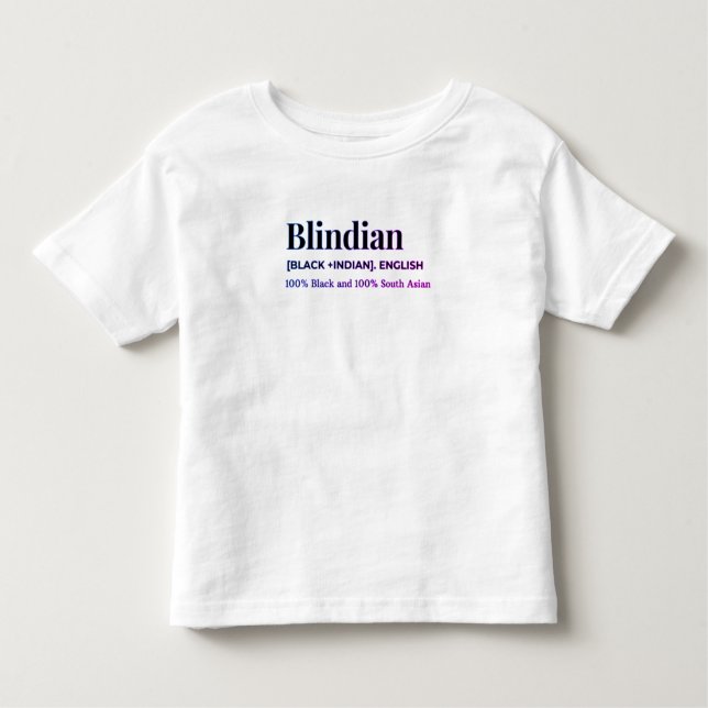 Blindianisches Shirt (Vorderseite)