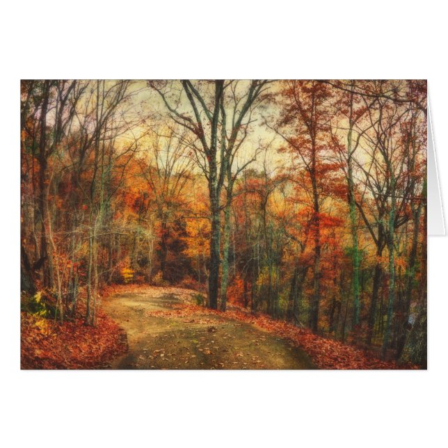 Blindkarte des Herbstes (Vorderseite (Horizontal))