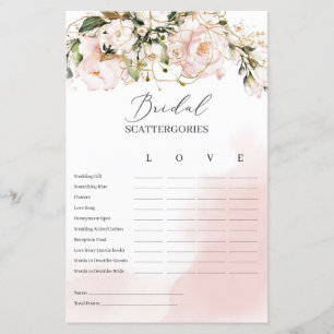 Blindpink Floral Bridgories Game Boho