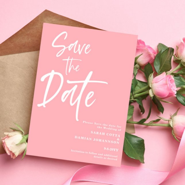 Blindpinke Save the Date Einladung (Von Creator hochgeladen)