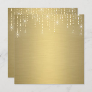 Blindprobe des Glitzer Einladung