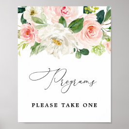 Blindprogramme Bitte ein Zeichen nehmen Poster