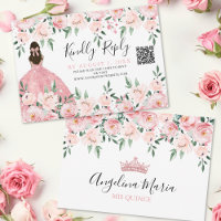 Blindrosa Blütenblättrige Quinceanera QR-UAWG
