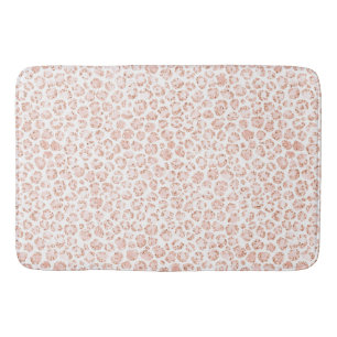 Blindrosa Glitzer Leopard drucken Badematte